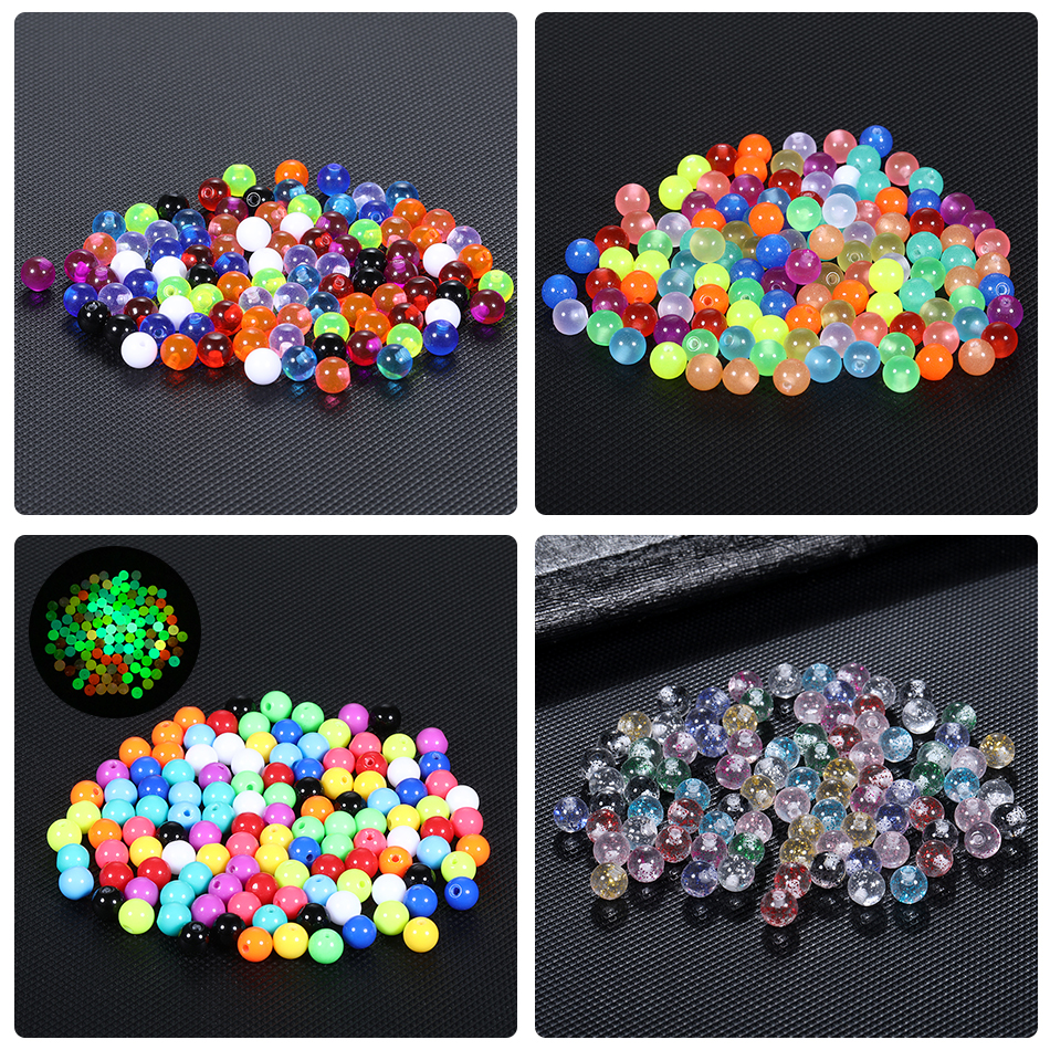 Body Jewelry Replacement Ball - Wholesale Acrylic 3MM 5MM 6MM Glitter