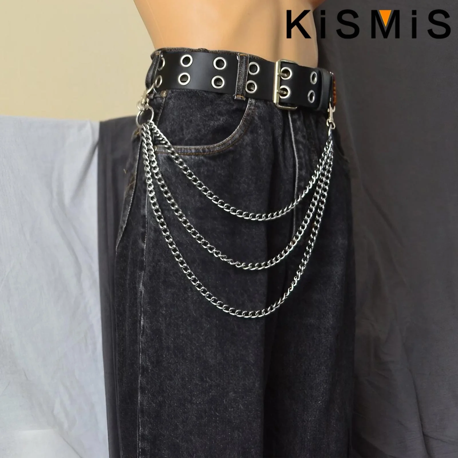 Body Jewelry Men - 1PC Punk Style Multi Layer Keychain