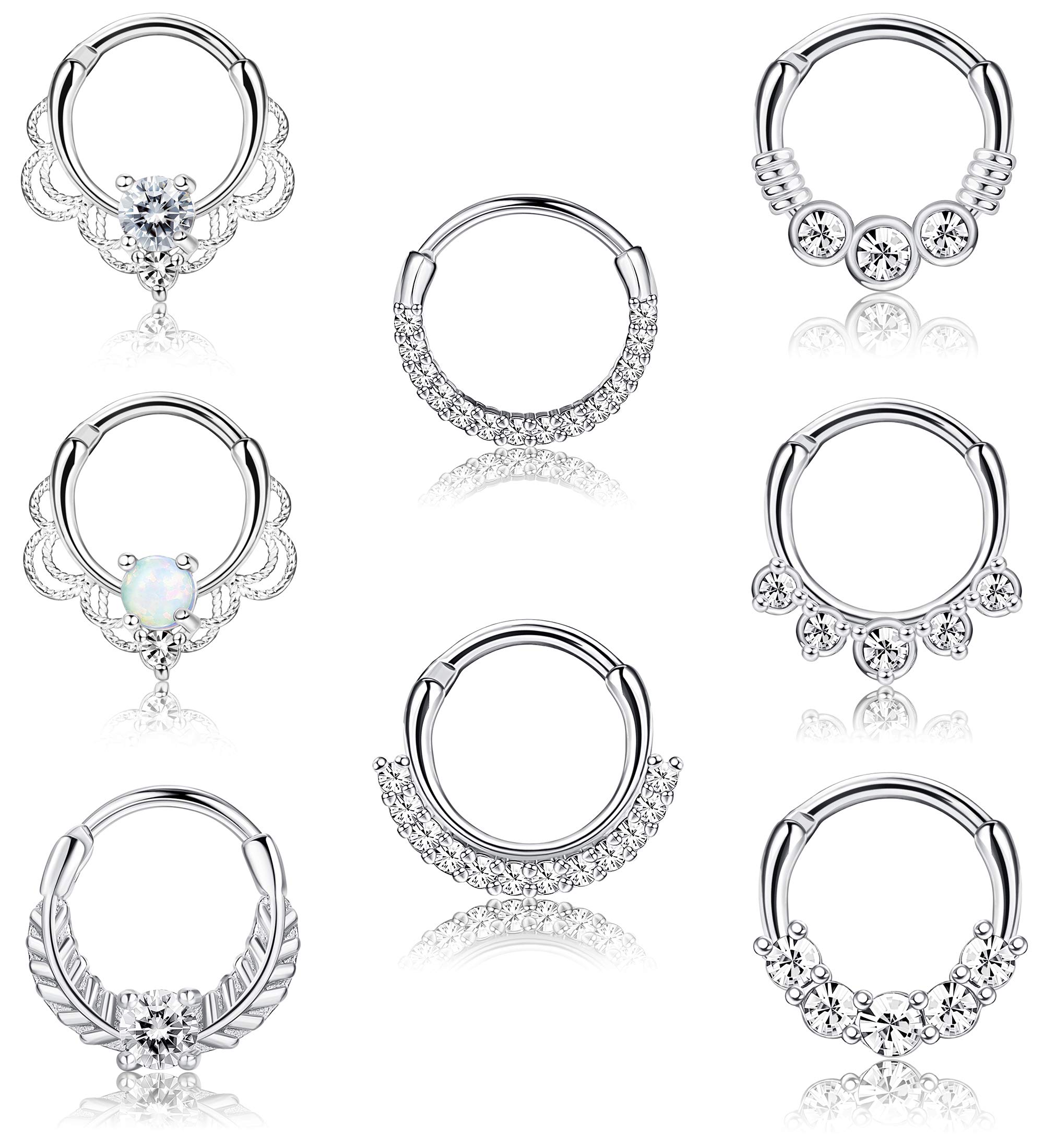Helix Cartilage Ring - Drperfect 16G Septum Clicker Ring Stainless