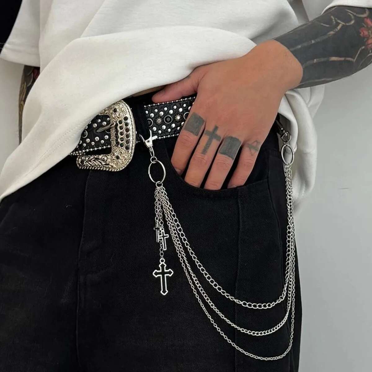 Ingemark Trendy Creative Cross - Body Jewelry Men review and price
