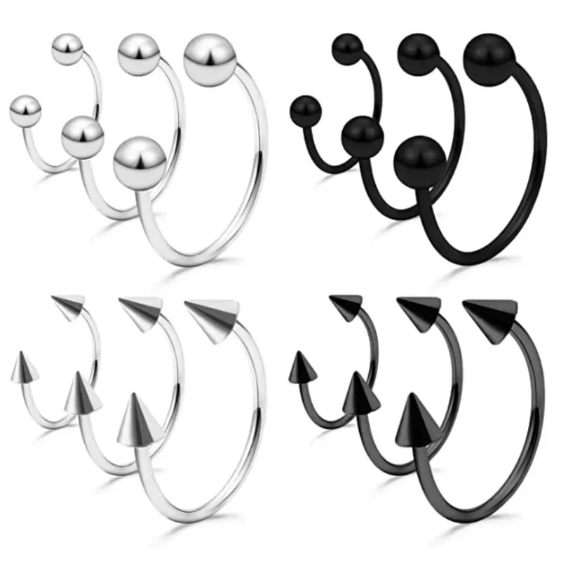 Punk C Shape Steel Nose Ring H - Helix Cartilage Ring review and price