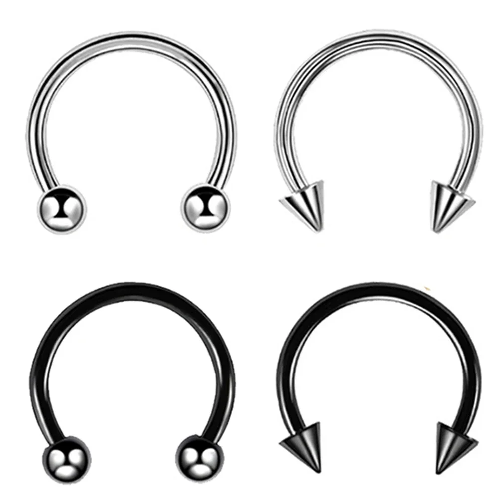 Punk C Shape Steel Nose Ring H - Helix Cartilage Ring review and price