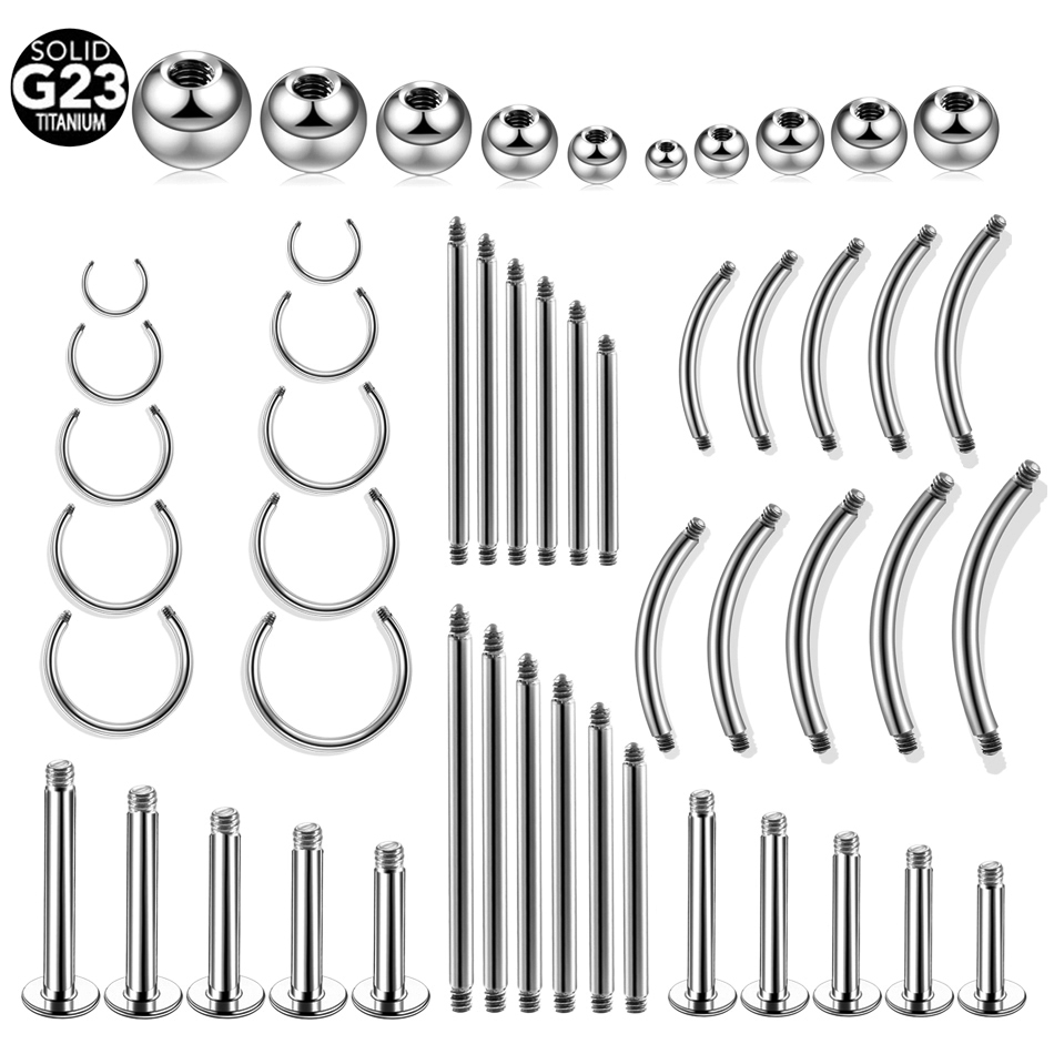 10pcs/Lot Titanium Thread Barb - Body Jewelry Replacement Ball review and price