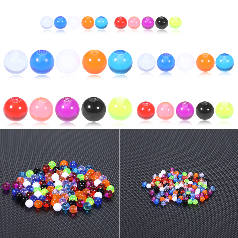 Wholesale Acrylic 3MM 5MM 6MM  - Body Jewelry Replacement Ball review and price