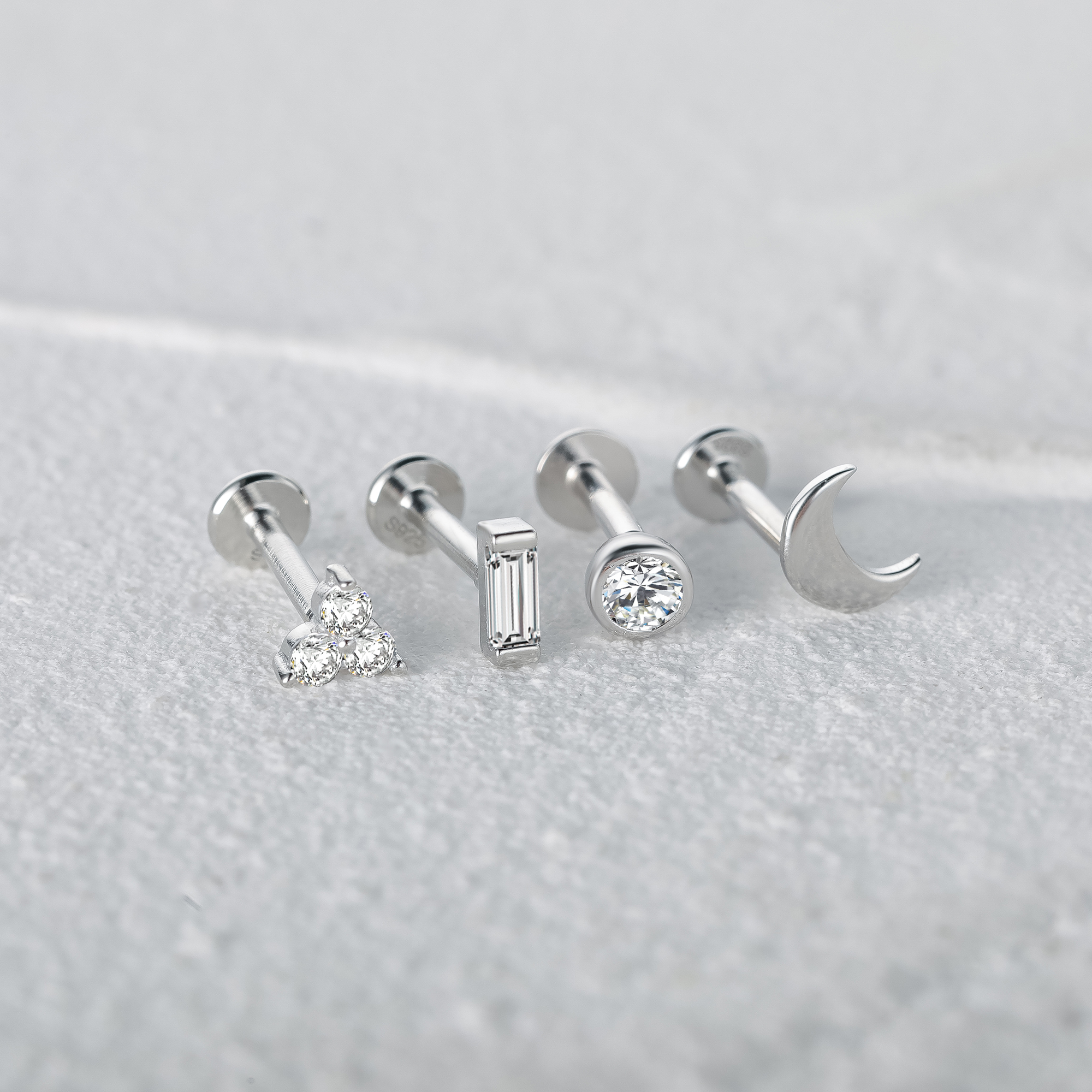Aide 925 Sterling Silver Zirco - Helix Cartilage Ring review and price