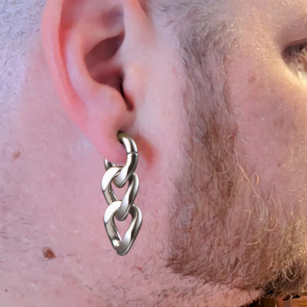 Casvort 2PCS 4mm 6G Chain Ear  - Body Jewelry Hangers review and price