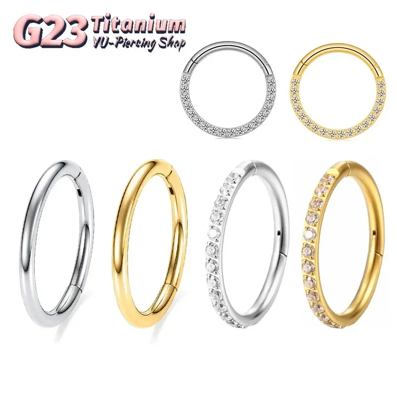 G23 Titanium Nose Ring 14G 16G - Helix Cartilage Ring review and price