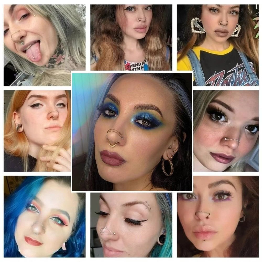 Fashion Titanium Nose Chain Th - Body Jewelry Labret review and price