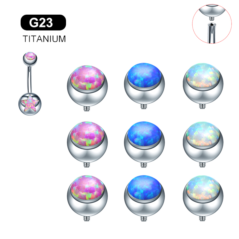 G23 Titanium Piercing Labret L - Body Jewelry Replacement Ball review and price