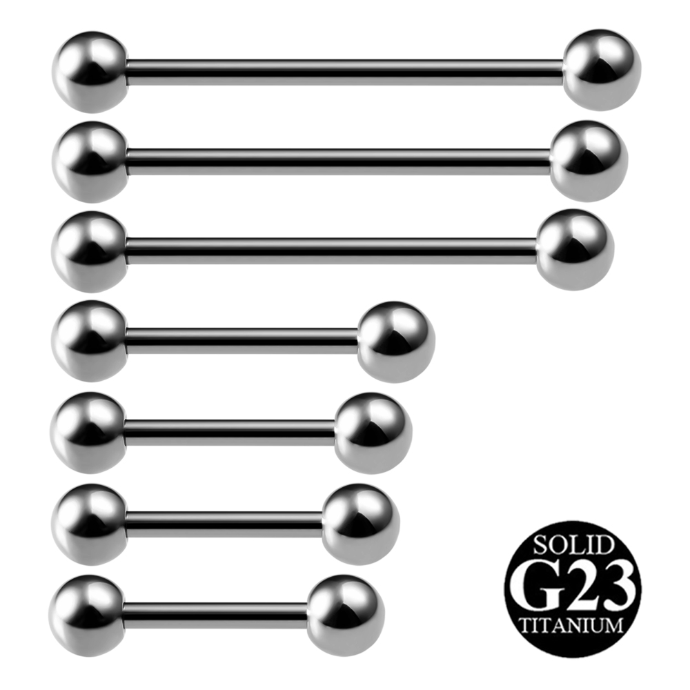 2PCS G23 Titanium Tongue Pierc - Body Jewelry Industrial review and price