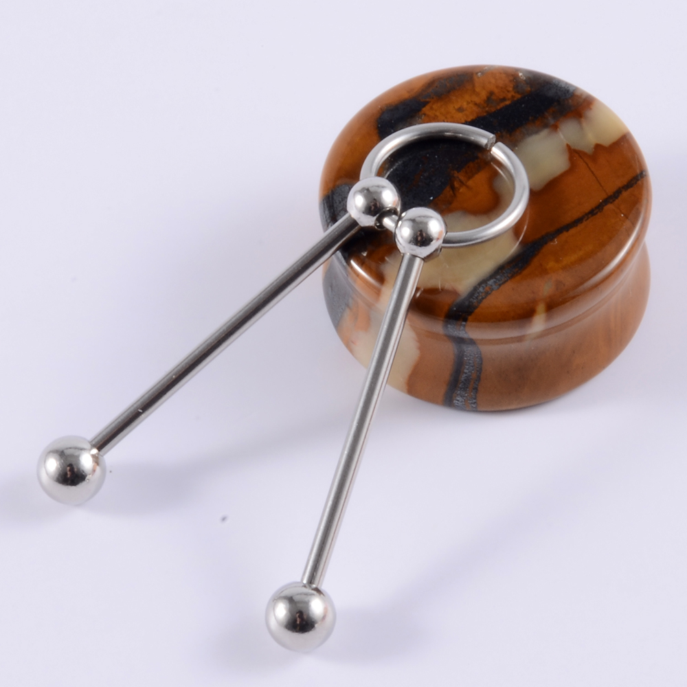 1Pcs Surgical Steel Snake Indu - Body Jewelry Industrial review and price