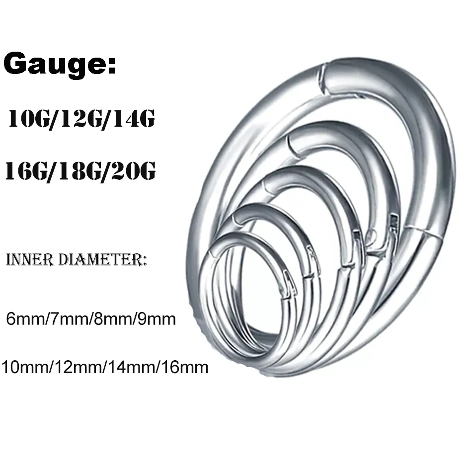 1Pc G23 Titanium Hinged Segmen - Helix Cartilage Ring review and price