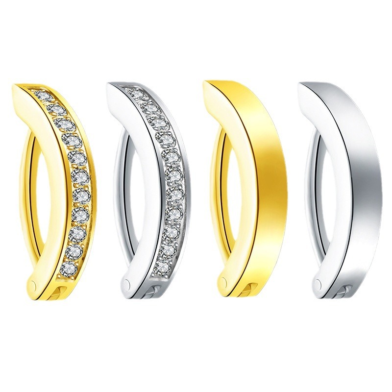 1PC G23 Titanium Cubic Zircon  - Body Jewelry Implant Grade Titanium review and price