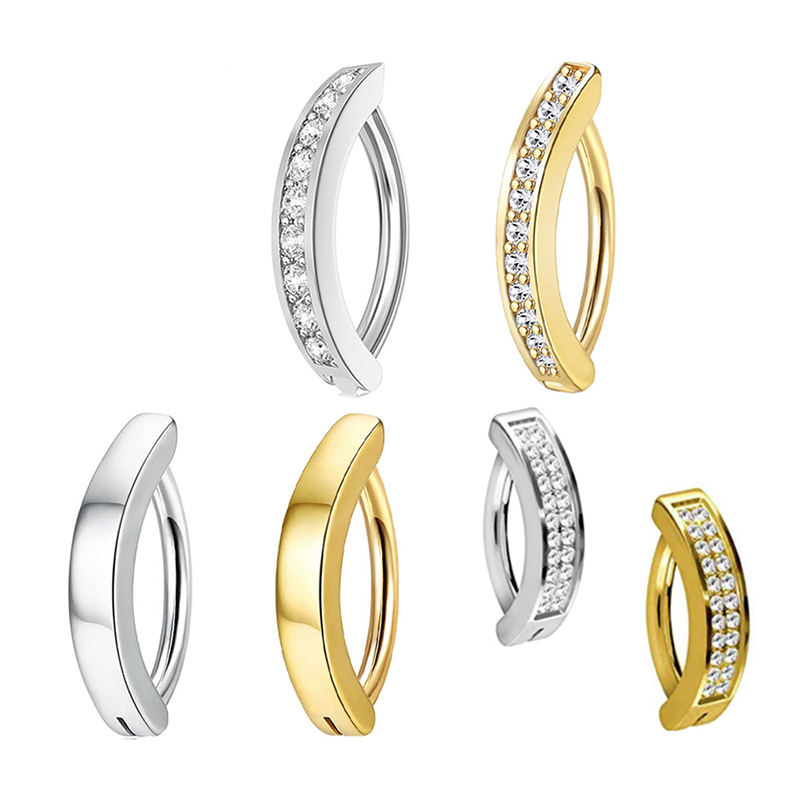 1PC G23 Titanium Cubic Zircon  - Body Jewelry Implant Grade Titanium review and price