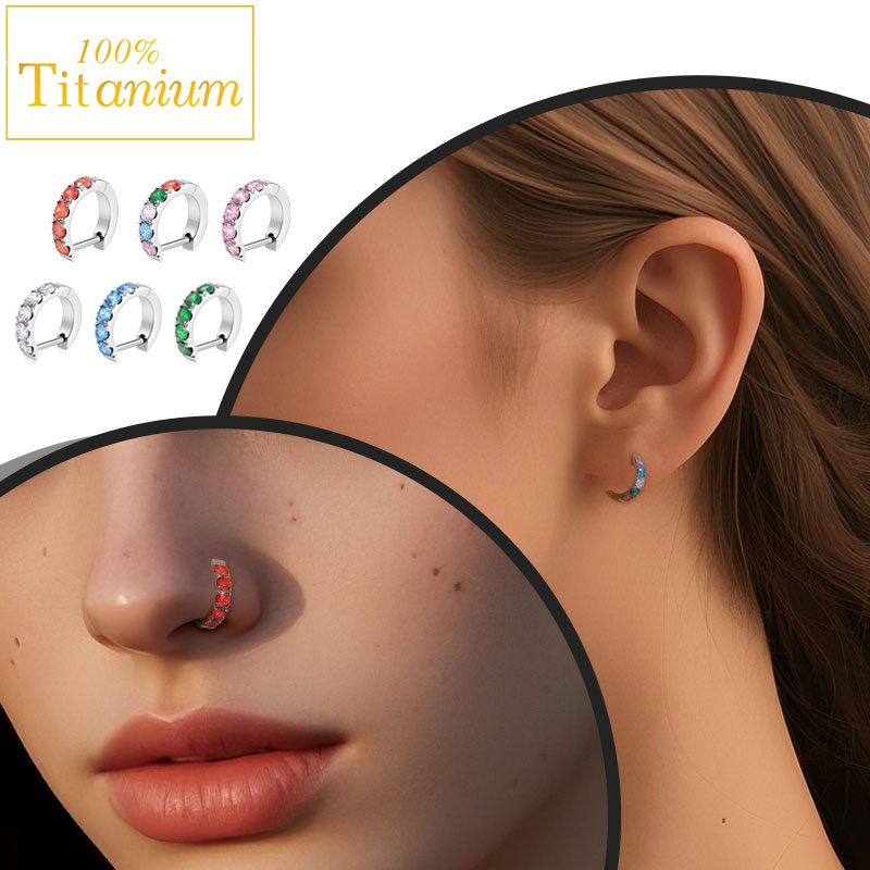 F136 Titanium Hinged Earring f - Body Jewelry Implant Grade Titanium review and price