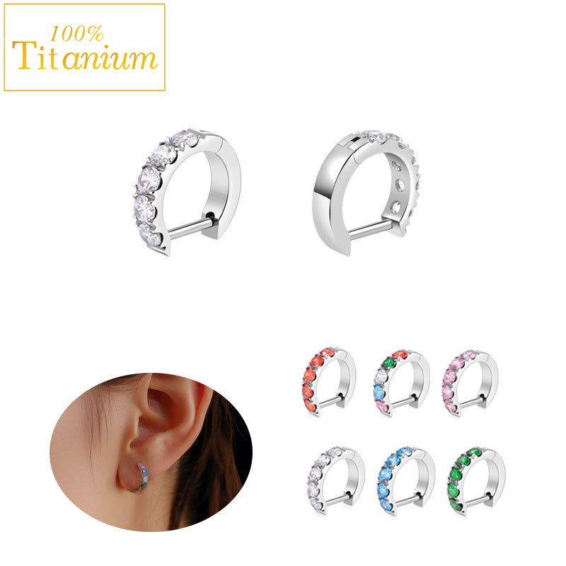 F136 Titanium Hinged Earring f - Body Jewelry Implant Grade Titanium review and price