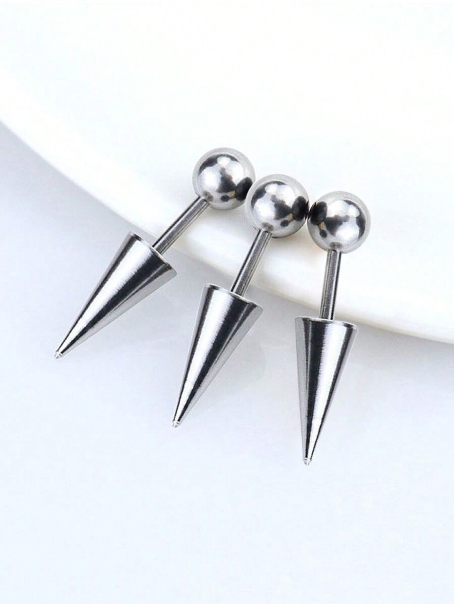 3pcs Stainless Steel Spike Hel - Helix Cartilage Ring review and price