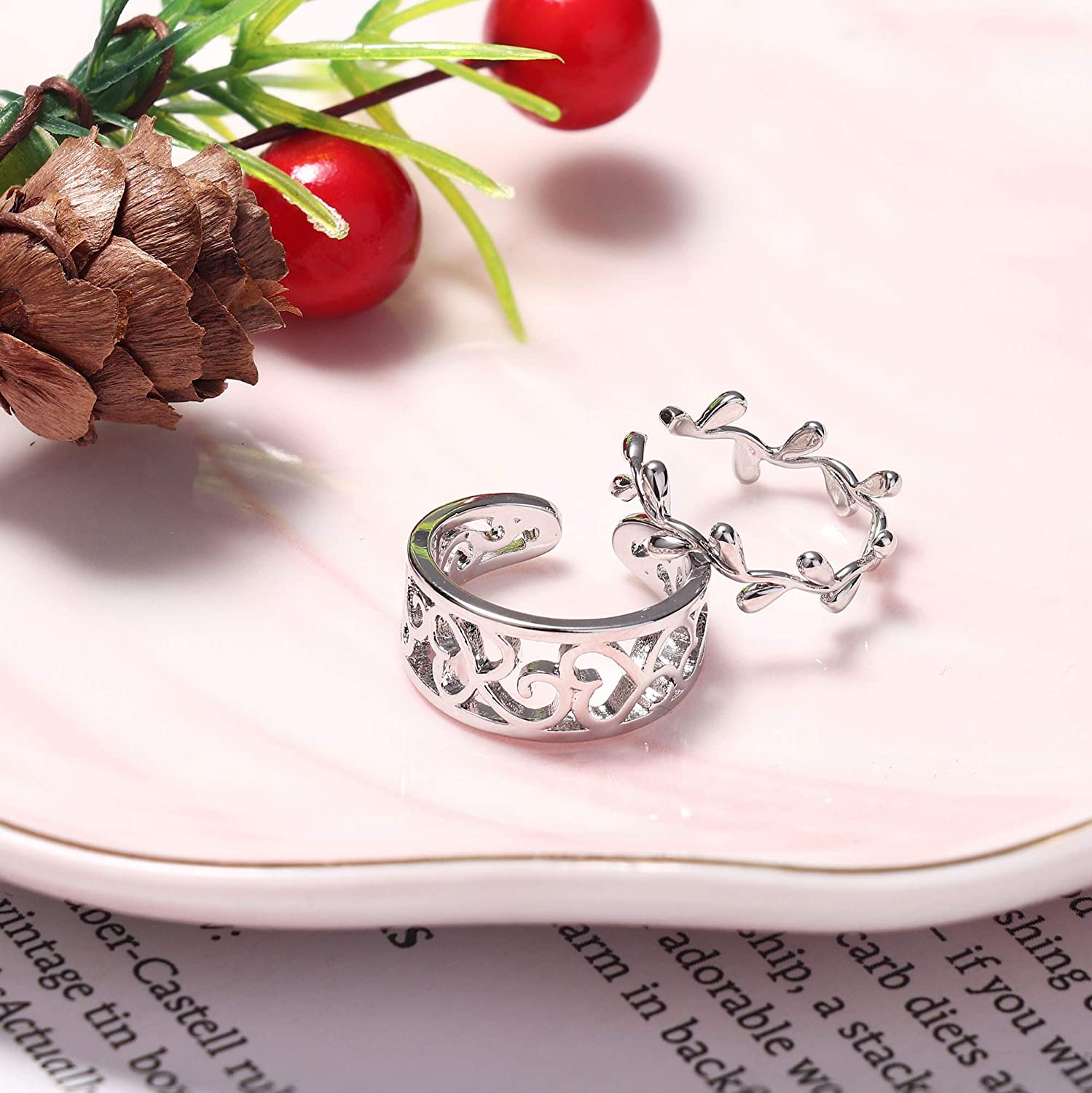16Pcs Adjustable Toe Rings for - Body Jewelry Metal Types review and price