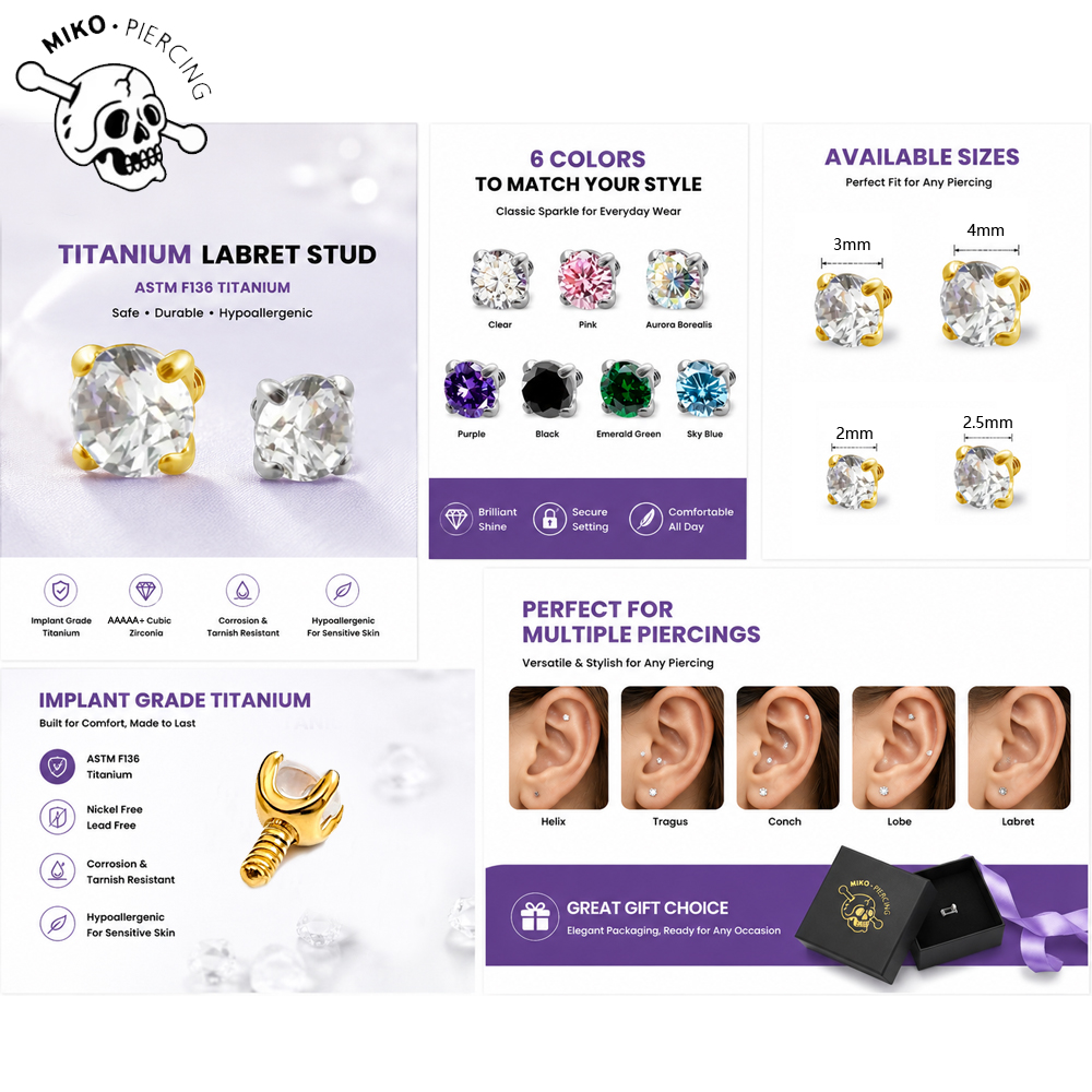 10pcs G23 Implant Grade Titani - Body Jewelry Implant Grade Titanium review and price