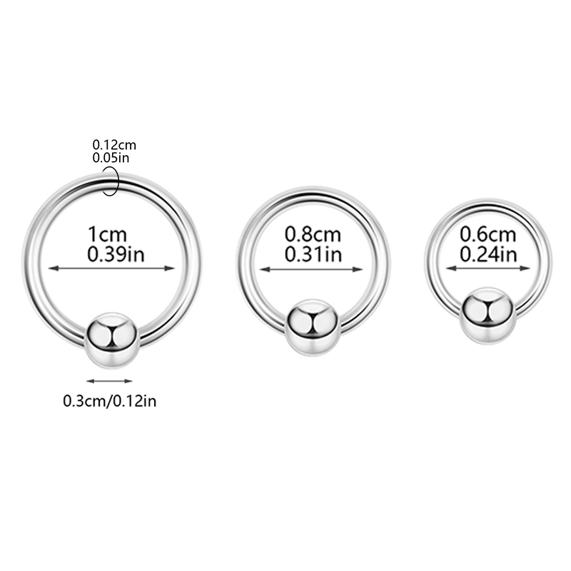 2pcs New type of ball-clamped  - Body Jewelry Metal Types review and price