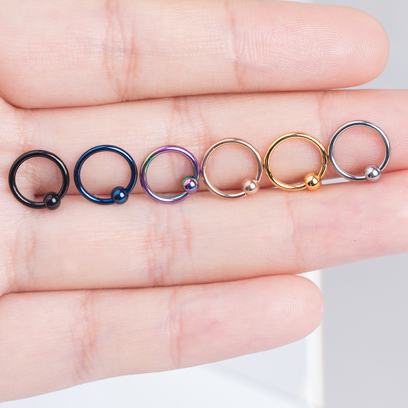 2pcs New type of ball-clamped  - Body Jewelry Metal Types review and price