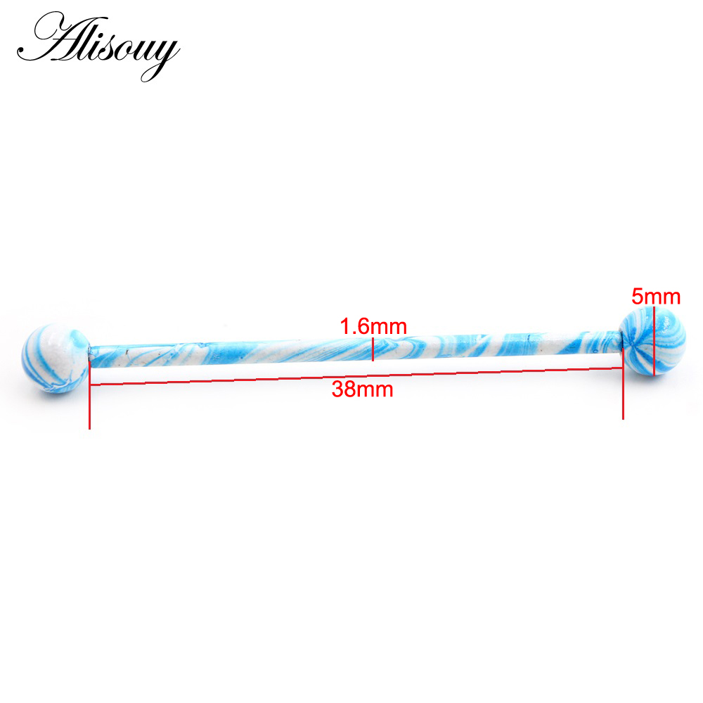 Alisouy 2PC Candy Baking Paint - Body Jewelry Industrial review and price