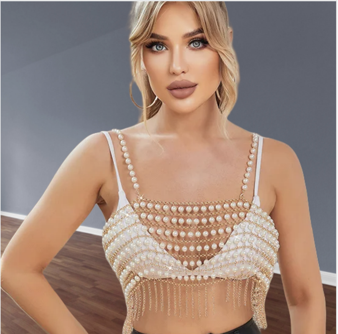 Sexy​ ​Lingerie Women Fashion  - Body Jewelry Vest review and price