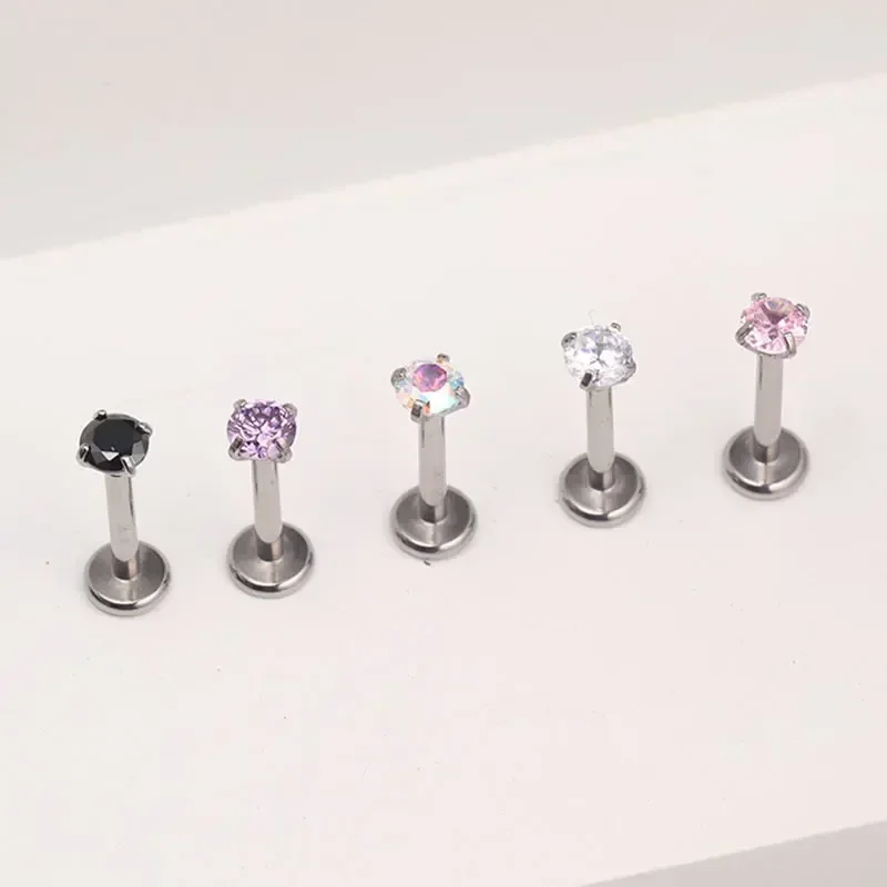 1Pcs G23 Titanium Piercing CZ  - Helix Cartilage Ring review and price