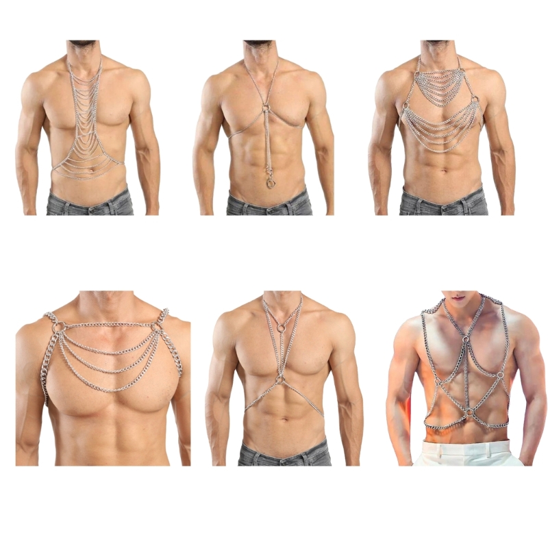 Body Chain Harness for Men Adj - Body Jewelry Men review and price