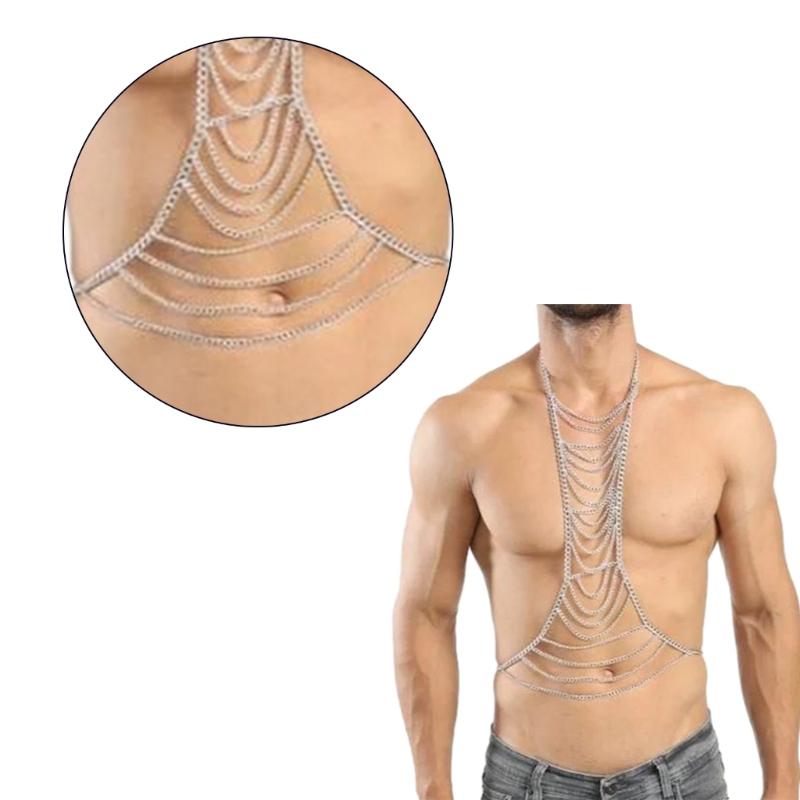 Body Chain Harness for Men Adj - Body Jewelry Men review and price
