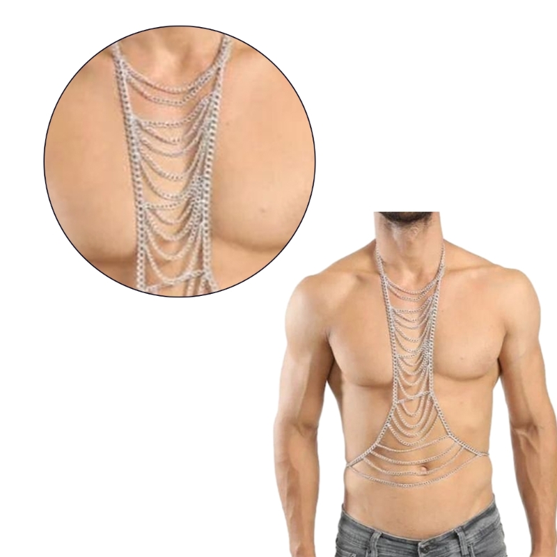 Body Chain Harness for Men Adj - Body Jewelry Men review and price