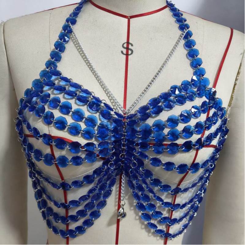 Women Body Chest Chain Fashion - Body Jewelry Vest review and price