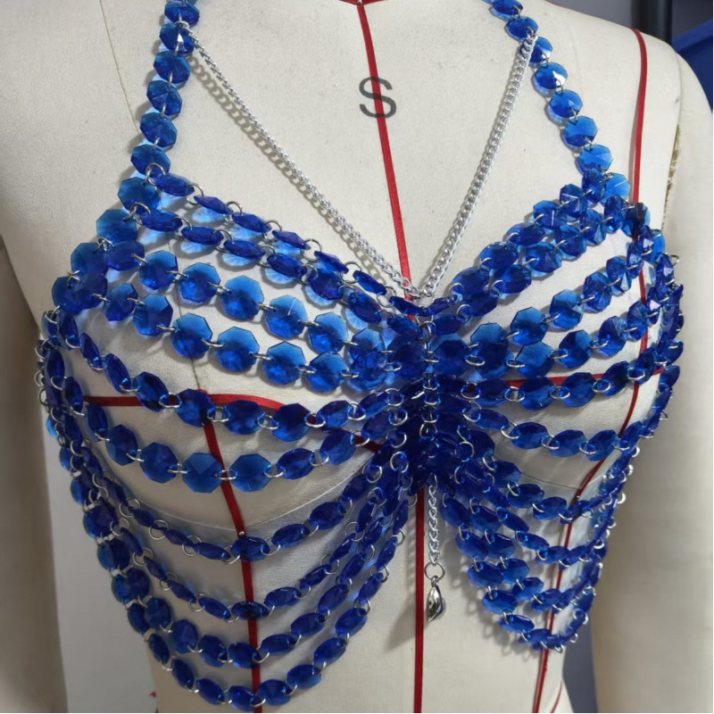 Women Body Chest Chain Fashion - Body Jewelry Vest review and price