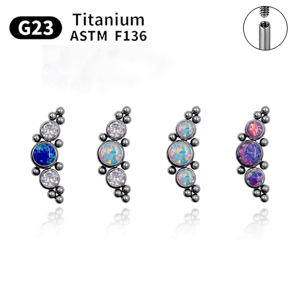 G23 Titanium stud earrings for - Body Jewelry Labret review and price