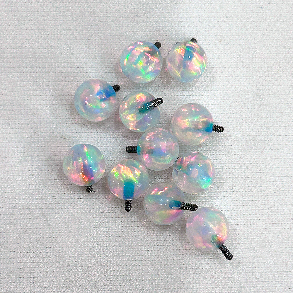 1 Pair Piercing Screw on Ball  - Body Jewelry Labret review and price