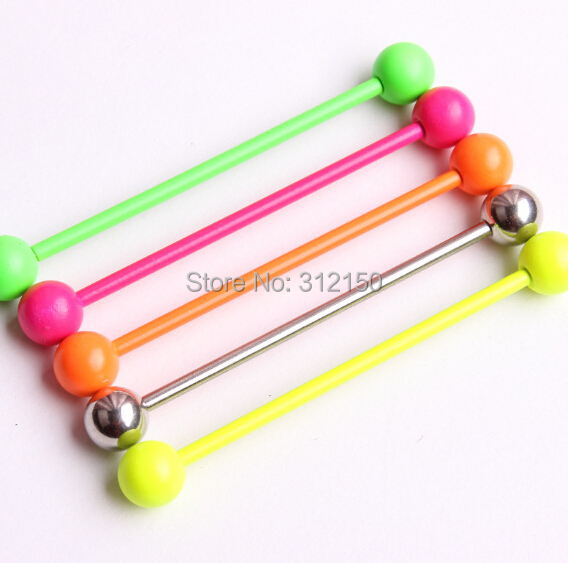2 Pieces 14G 1.6mm Tongue Ring - Body Jewelry Industrial review and price