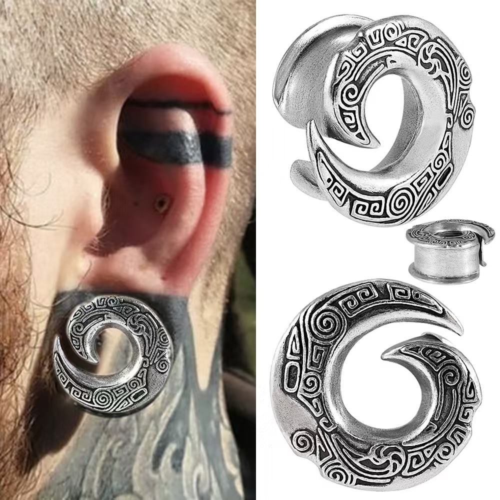 Vintage Spiral Ear Weights 1 P - Body Jewelry Hangers review and price