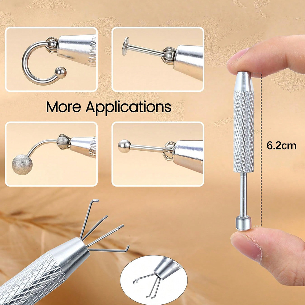 Stainless Steel Piercing Ball  - Body Jewelry Removal Tool review and price