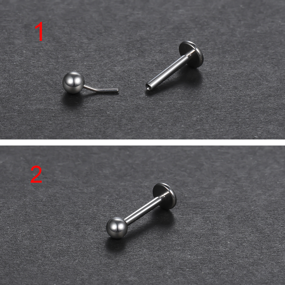 1/10pcs Titanium Push-in Balls - Helix Cartilage Ring review and price