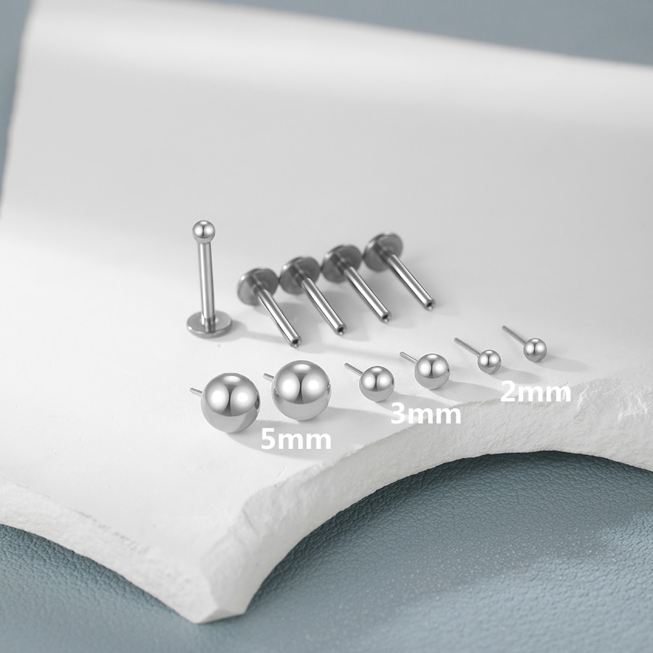 1/10pcs Titanium Push-in Balls - Helix Cartilage Ring review and price