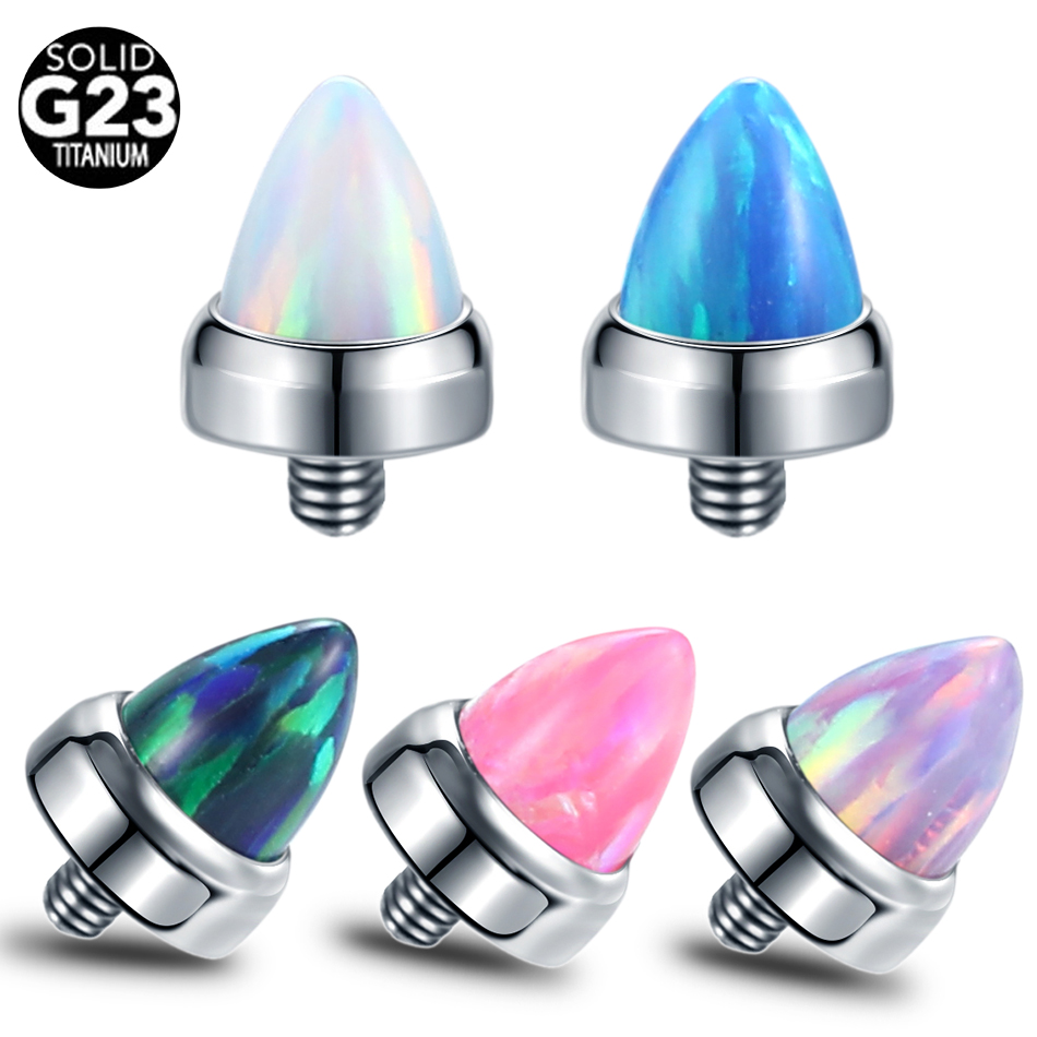 1PC Titanium Claw Set Opal Bul - Body Jewelry Industrial review and price