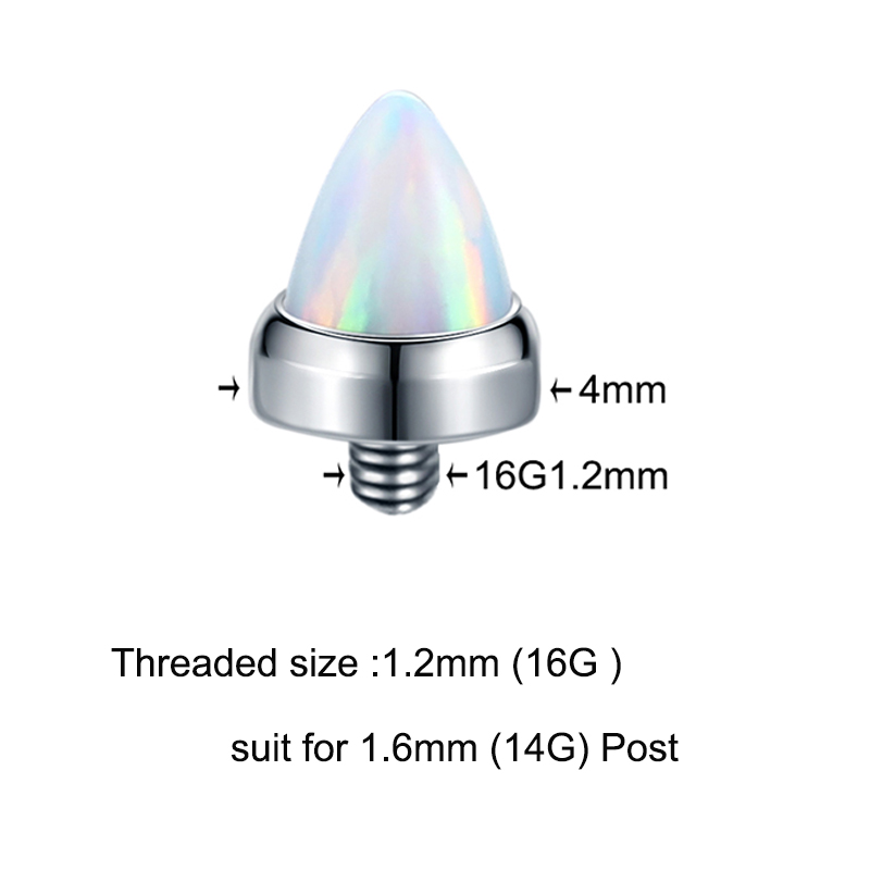 1PC Titanium Claw Set Opal Bul - Body Jewelry Industrial review and price
