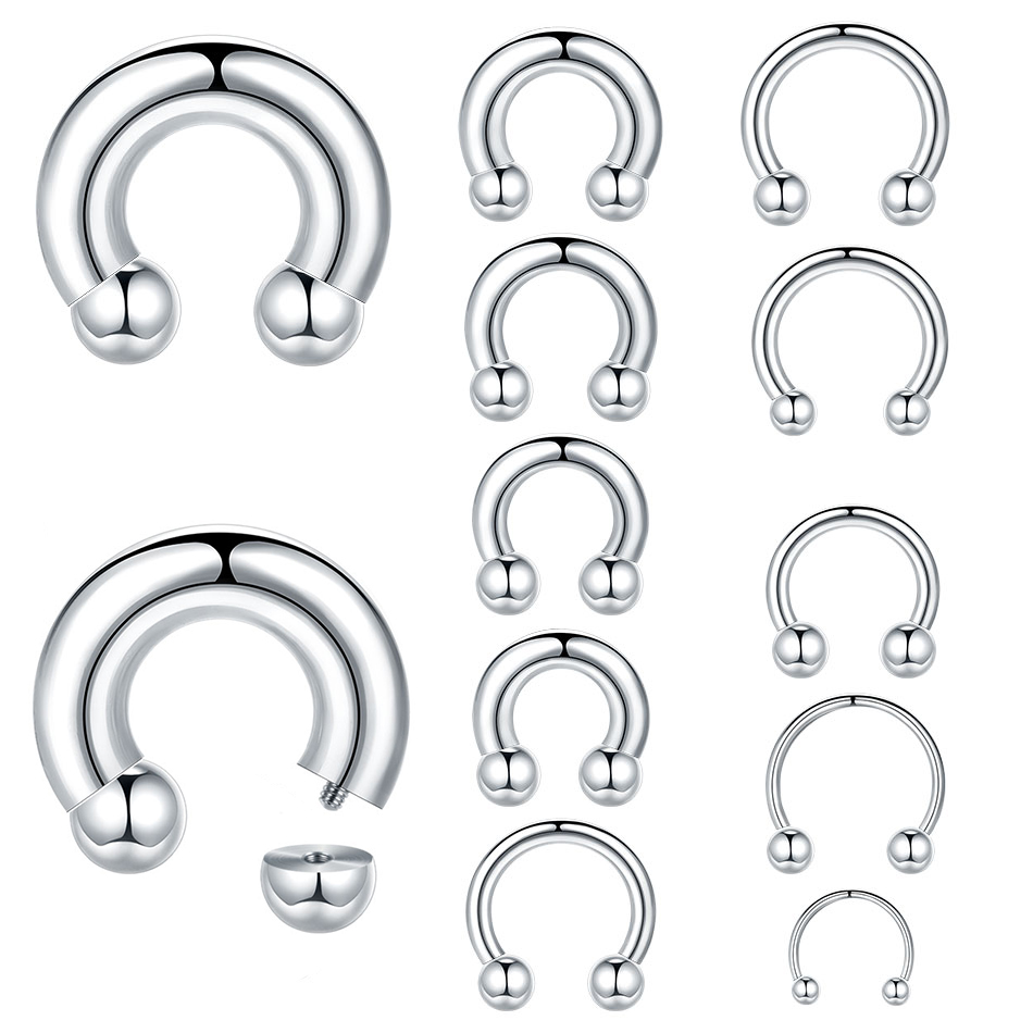 1PC 18G-00G Large Gauge Stainl - Body Jewelry Hangers review and price