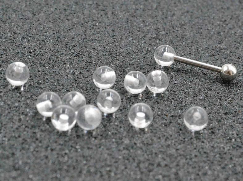 100pcs/lot Clear Ball Replacem - Body Jewelry Replacement Ball review and price
