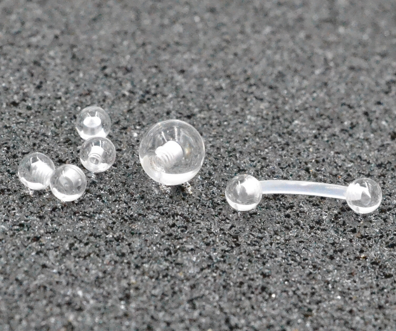 100pcs/lot Clear Ball Replacem - Body Jewelry Replacement Ball review and price
