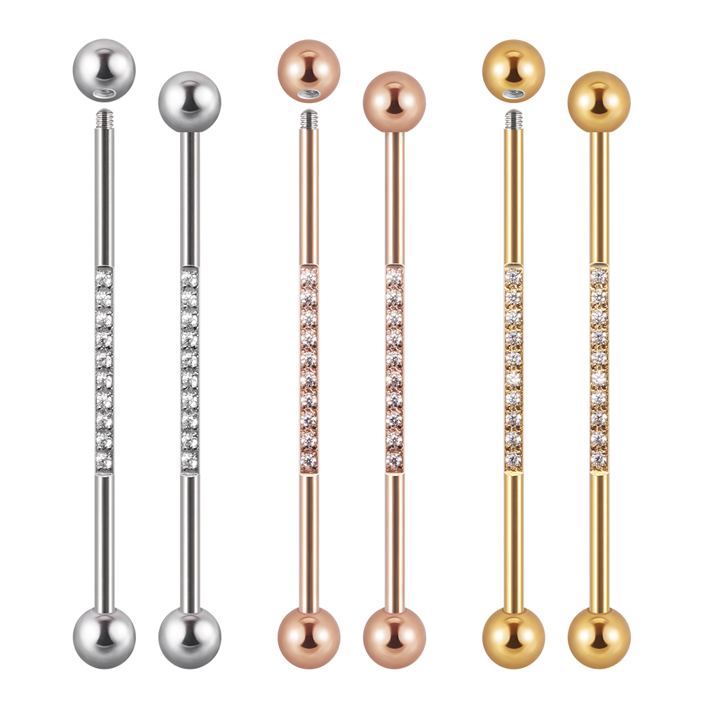 1/3Pcs Stainless Steel Industr - Body Jewelry Industrial review and price