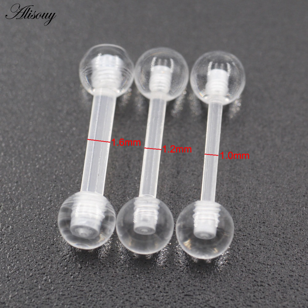 2PCS Transparent Acrylic UV Ba - Body Jewelry Industrial review and price