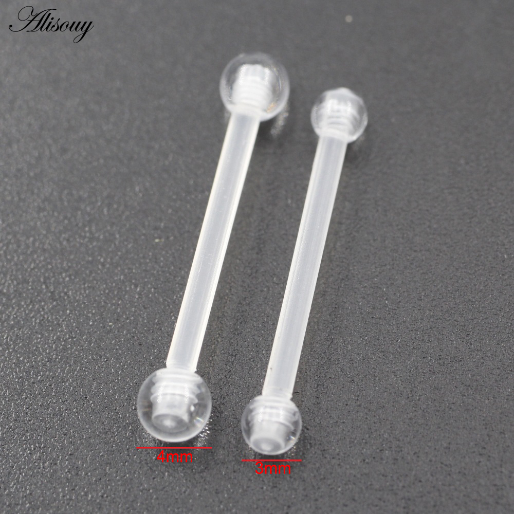 2PCS Transparent Acrylic UV Ba - Body Jewelry Industrial review and price
