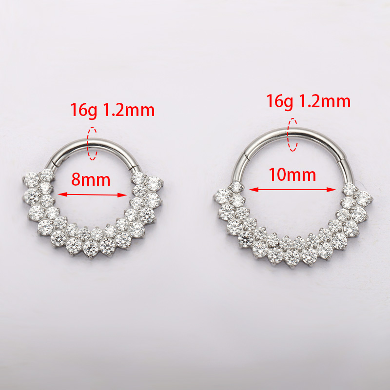 ASTM F136 Titanium Clicker Sep - Helix Cartilage Ring review and price