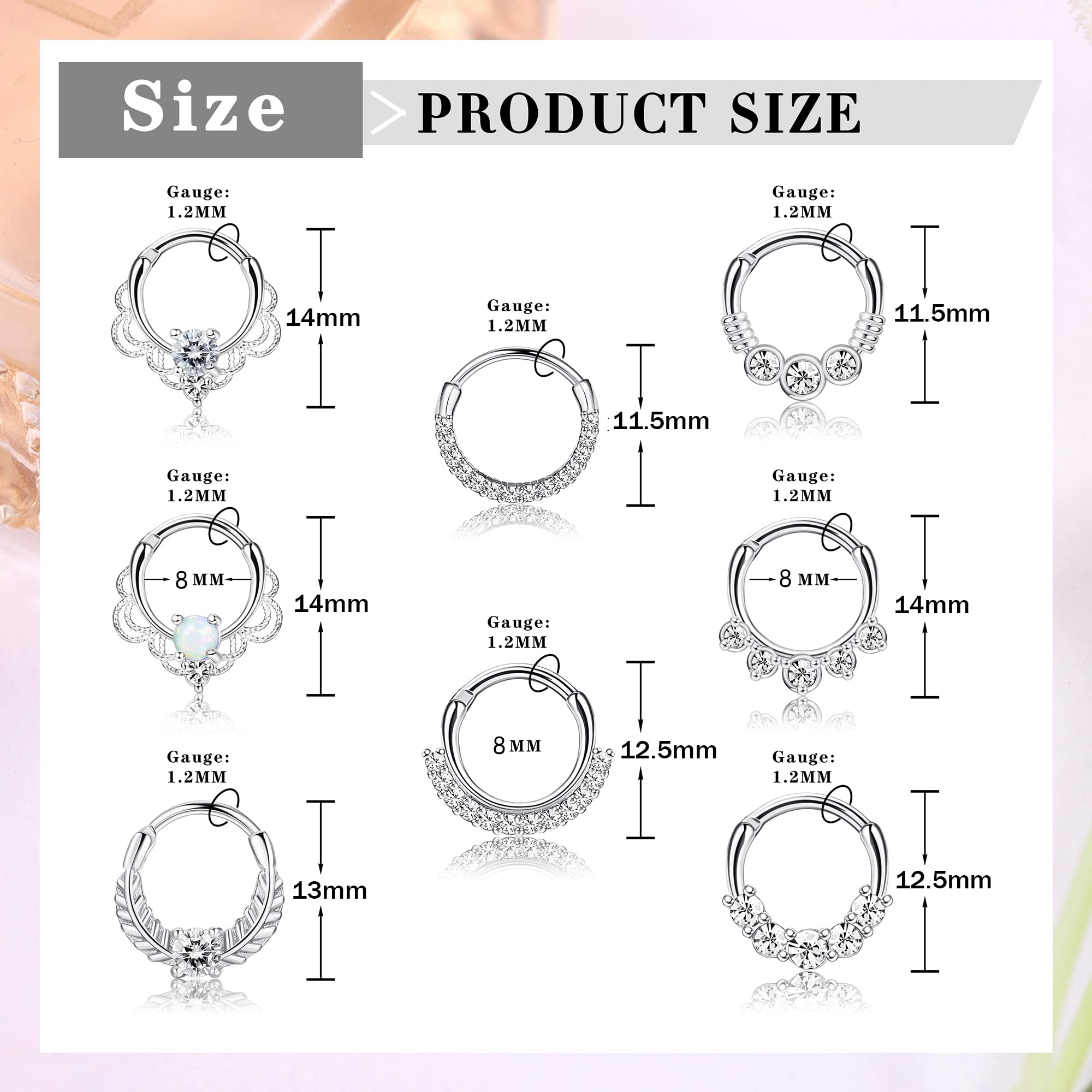 Drperfect 16G Septum Clicker R - Helix Cartilage Ring review and price